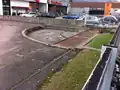 Aufgelassene 90°-Segmentdrehbühne in Bozen