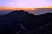 Blick von der Jabal Jais Road