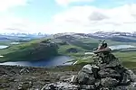 Blick vom Gipfel im Sommer 2008