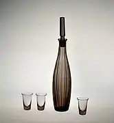 Karaffe und Gläser JUKU, 1962