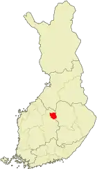 Lage von Viitasaari in Finnland