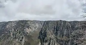 Blick in die Vikos-Schlucht, Aussichtspunkt Oxia