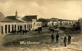 Die Stadt Americana im Jahr 1906