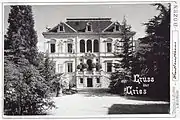 Villa Wendlandt auf einer Ansichtskarte, um 1900