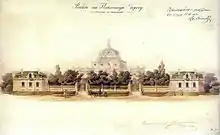 Datsche der Fürstin Sinaida Jussupowa, Zarskoje Selo (Ippolito Monighetti, 1856)