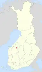 Lage von Vimpeli in Finnland