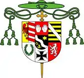 Wappen Vinzenz Joseph von Schrattenbach, Fürst-Bischof von Lavant