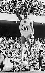 Die Olympiafünfte von 1964 Viorica&nbsp;Viscopoleanu kam auch hier aufden fünften Platz – 1968 wurde sie Olympiasiegerin mit&nbsp;Weltrekord