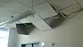 Schäden in einem Büro