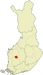 Lage von Virrat in Finnland