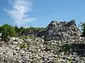 Ruinen der Bischofsburg Virtsu