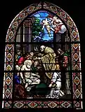 Heiliger Hieronymus, Fenster in der Kirche St-Pierre in Visseiche
