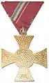 Jubiläumserinnerungs­kreuz zum 60. Jubiläum der Gründung – Rückseite