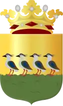 Wappen des Ortes Vogelwaarde