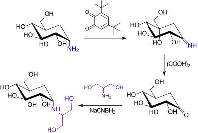Synthese des Antidiabetikums Voglibose