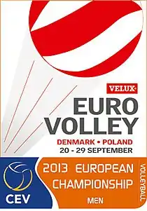 Logo der Volleyball-Europameisterschaft der Männer 2013