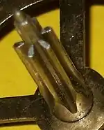 Ritzelwelle bzw. (Trieb) einer Räderuhr