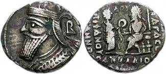Münze Vologaeses’ IV.