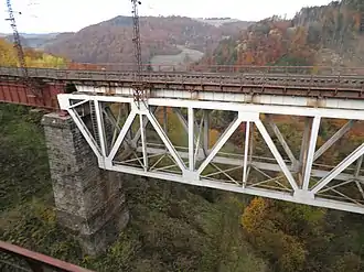 Eisenbahnbrücke nahe dem Pass