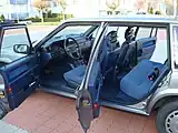 Innenraum eines Volvo 740