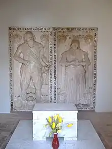 Grabstätte der Familie von Schönfels auf dem Ortsfriedhof