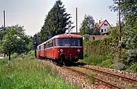 Ausfahrt aus Heiningen Richtung Eschenbach