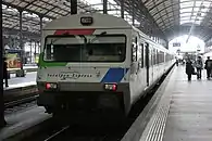 Der Voralpen-Express verkehrte als lokomotiv­bespannter Pendelzug, bis ihn die Schweizerische Südostbahn 2019 durch Traverso-Triebzüge ersetzte.