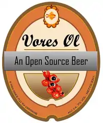 Label von Free Beer 1.0, „Vores Øl“ (2004)