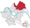 Lage der Albertstadt in Dresden