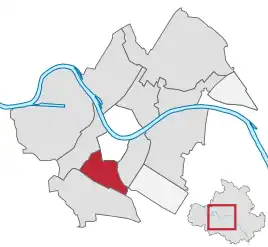Lage der Seevorstadt in Dresden