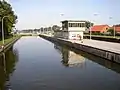 Südkammer der Schleuse Brandenburg talwärts gesehen