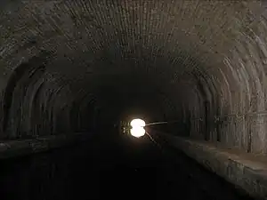 Kanaltunnel bei La Collancelle