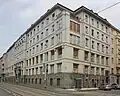 Ehemaliges Gebäude der Allgemeinen Rentenanstalt in Prag
