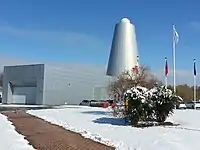 Gebäude zur Fertigung großer Spiegel