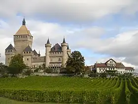 Das Schloss von Vufflens-le-Château