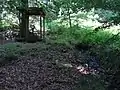 Die Schwengelpumpe oben in Pfaffenwiesbach
