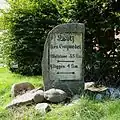 Historischer Wegweiser in Wötz, Sachsen-Anhalt