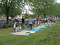 Kinderspiele beim „Boulevard von Kunst und Sport“, 2017.