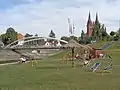 Platz bei Jerzy-Bojańczyk-Wasserhafen in Włocławek