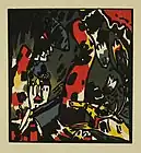 Wassily Kandinsky: Der Bogenschütze, 1909, Bestandteil der Museumsausgabe in 10 und der Luxusausgabe in 50 Exemplaren