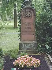 Grabmal der Pianistin Alma von Wasilewski