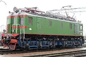 ВЛ22M-1204 2008 im Bahnhof Rioni (Georgien)