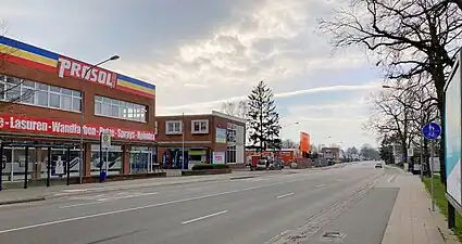 Im Mittelabschnitt der Geniner Straße