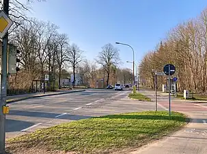 Südlicher Endpunkt der Ratzeburger Allee