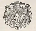 Wappen auf dem Hirtenbrief von 1857