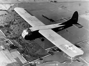 Lastensegler Waco CG-4A (Erstflug 1942)
