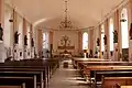 Kircheninneres vor der Renovierung