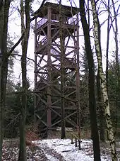Aussichtsturm in Wahlde am Rand der Dammer Berge