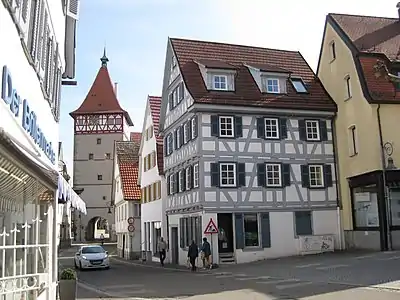 Sicht auf den Turm von der Altstadt