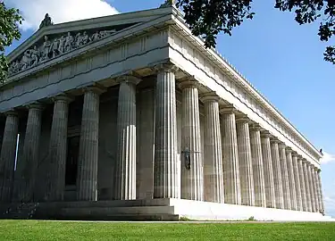 Walhalla in der Nähe von Regensburg
